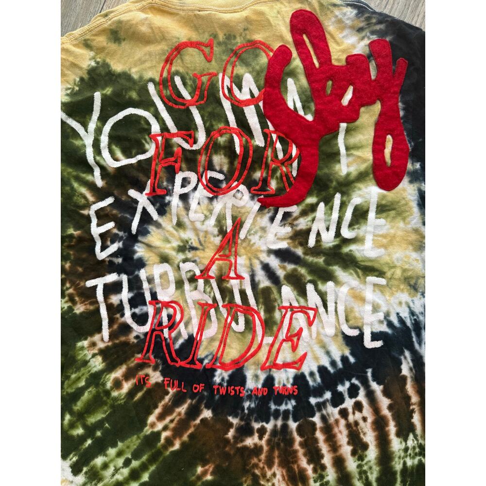 DOVER STREET MARKET NEW YORK x Travis Scott Astroworld Tie-Dye Graphic T-Shirt - Picture 4 of 8
